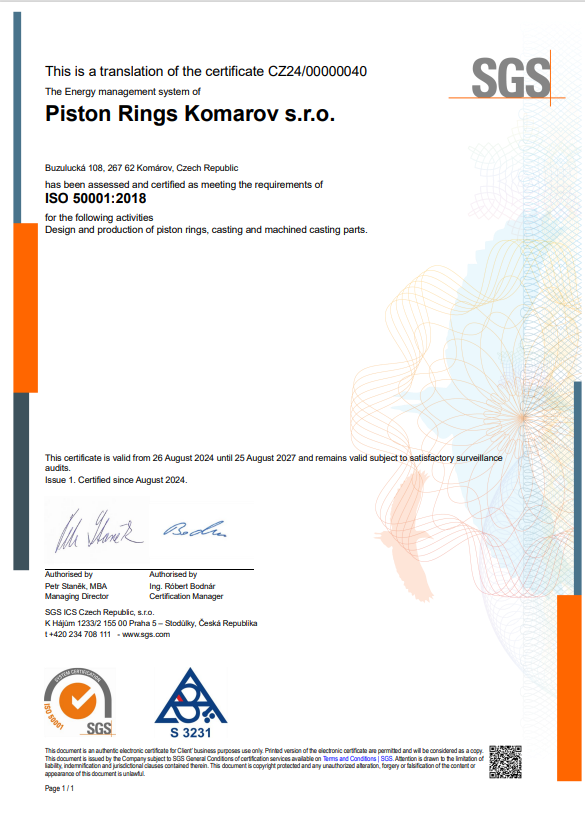 CZPRG_2024-2027_Piston_Rings_ISO50001_Final_EN CZPRG_2024-2027_Piston_Rings_ISO50001_Final_EN