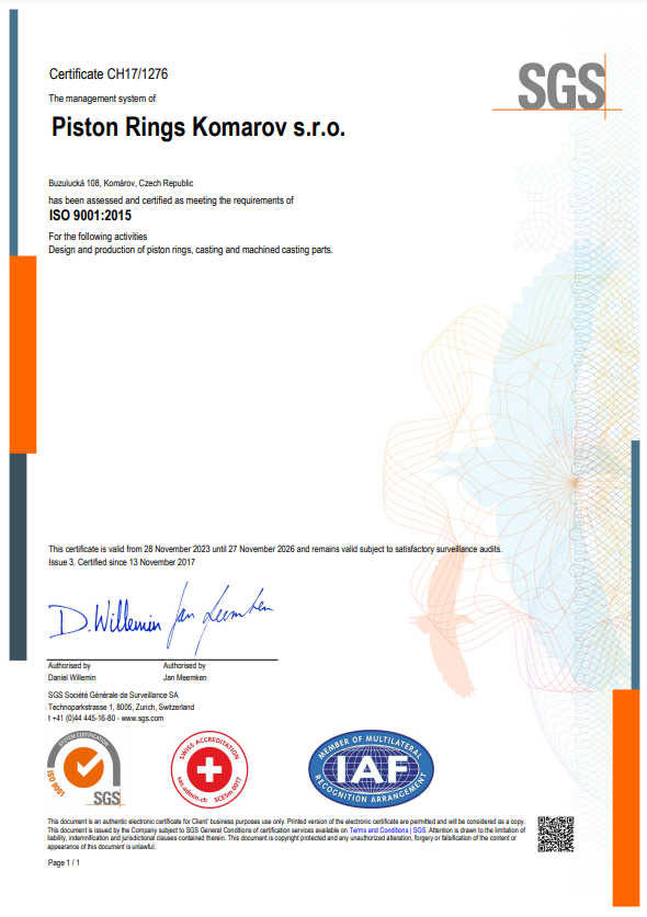 ISO 9001:2008 ISO 9001:2008