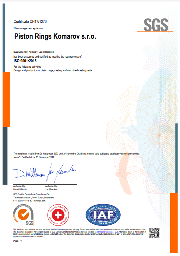 ISO 9001:2015 ISO 9001:2015
